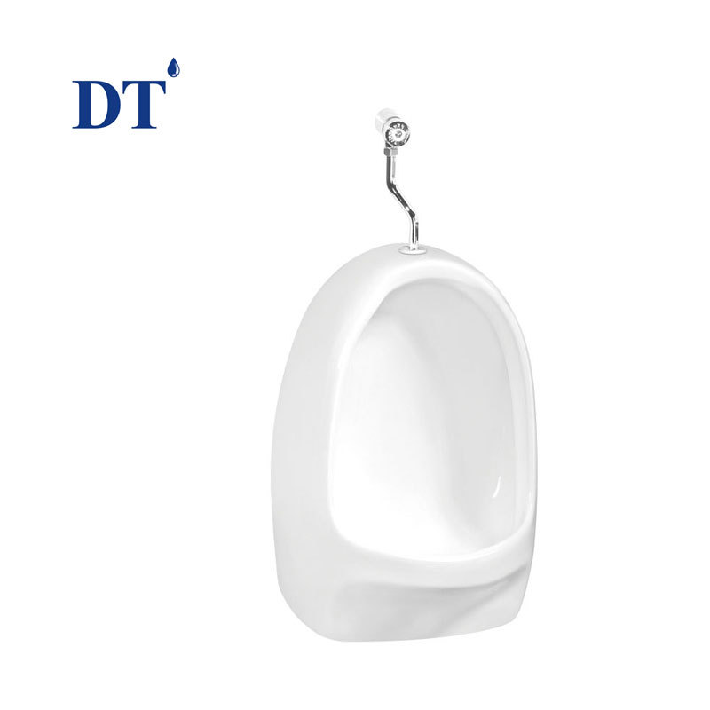 Moderno inodoro cuarto de baño wc cerámica pared colgaba urinario con top spud