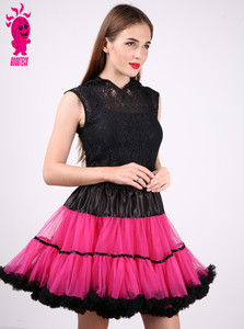 गर्म गुलाबी टूटू स्कर्ट <span class=keywords><strong>Pettiskirt</strong></span> स्कर्ट वयस्क के लिए महिला - Product Image 2