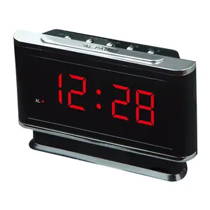 New Style Car 1.2'' LED Display Digital Alarm FM AM Radio Clock