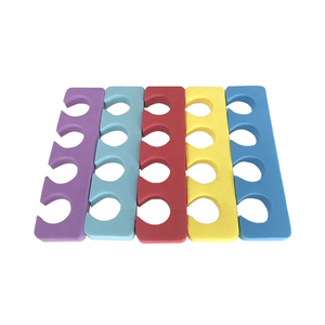 Separatori per <span class=keywords><strong>Dita</strong></span> <span class=keywords><strong>dei</strong></span> <span class=keywords><strong>Piedi</strong></span> e delle Mani in EVA Ecologici e Colorati, 5cm*9.8cm, per Uso in Salone di Pedicure - Product Image 4
