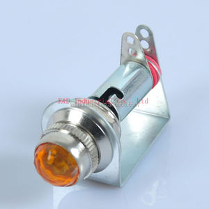 Indicador de luz piloto de guardabarros <span class=keywords><strong>amplificador</strong></span> de tubo de guitarra soporte de <span class=keywords><strong>amplificador</strong></span> de Audio amarillo - Product Image 2