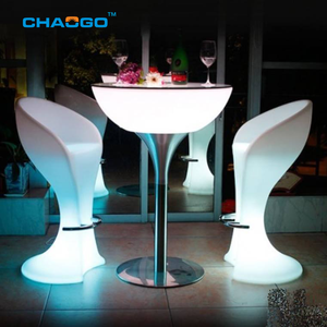 Muebles comerciales de 16 colores cambian al aire libre Muebles de Jardín mesa de <span class=keywords><strong>bar</strong></span> y taburetes para muebles - Product Image 1