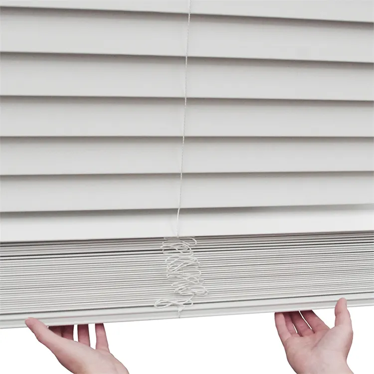 high quality child safety cordless wood window venetian blinds for windows