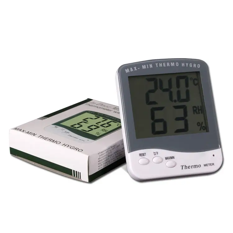 Thermometer Weather Indoor Hygrometer Thermometer Digital Weather Station Max Min Temperature Sensor Meter