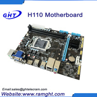 Carte mère à processeur quad LGA 1151 DDR4 ARM H110 Mini ITX