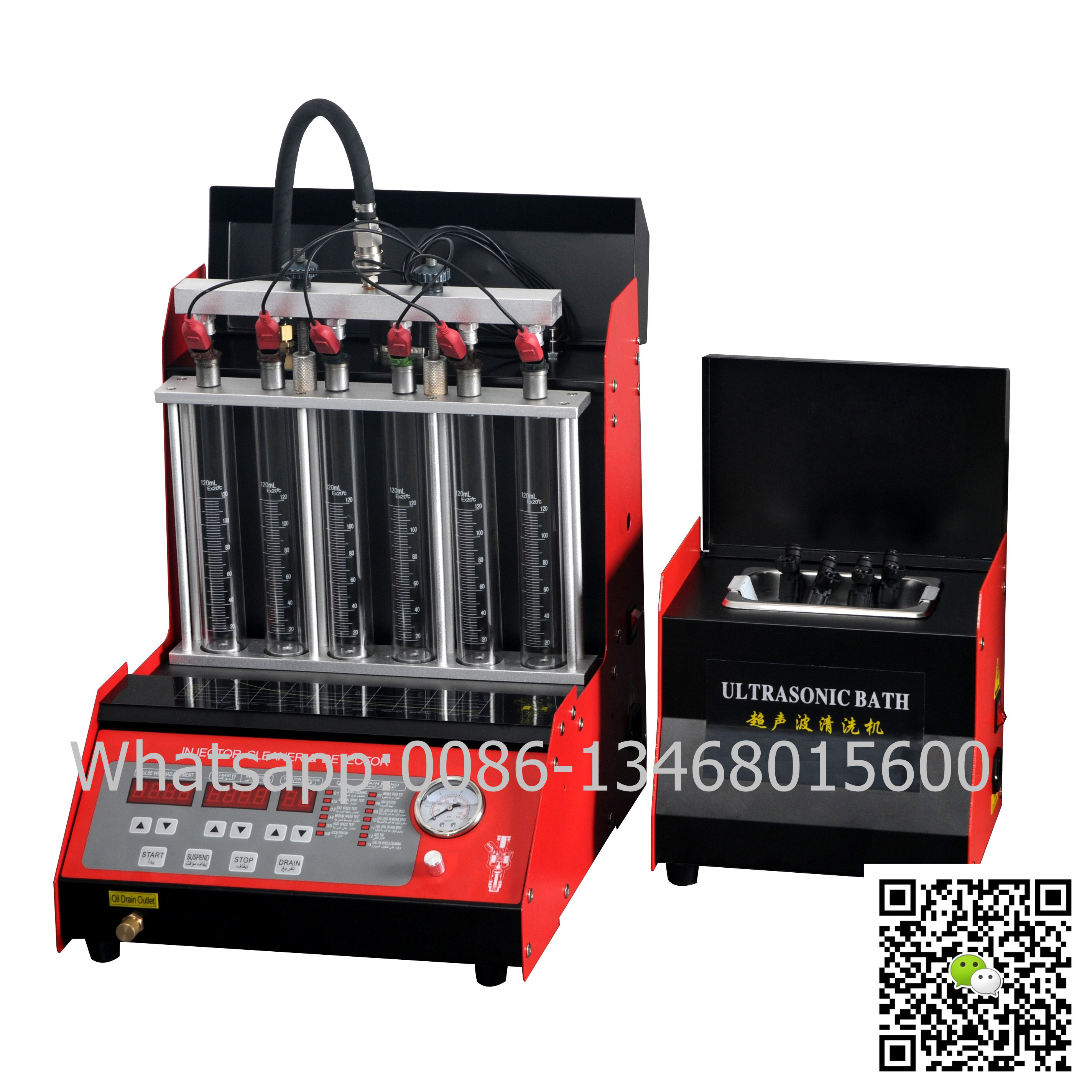 Fuel Cleaner V311 Fuel Injector Cleaner Machine - Ultrasonic Cleaning ...