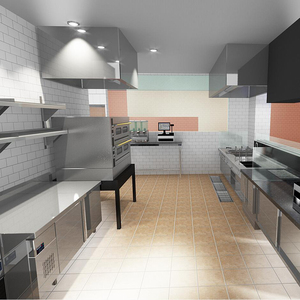 China <strong>Professional</strong> Commercial Kitchen 3D <strong>Design</strong> <strong>and</strong> CAD Commercial Kitchen <strong>Layout</strong> <strong>Design</strong> with Restaurant Solutions - Product Image 2