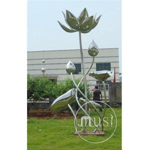 สวน Polished Modern Art สแตนเลสกลางแจ้งต้นไม้บทคัดย่อประติมากรรม - Product Image 4