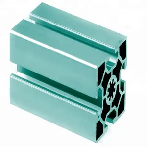 Nhôm OEM 40x80 hồ sơ trong Cổ Phiếu Anodized Bạc CNC cắt công nghiệp hoàn hảo nhôm đùn t khe hồ sơ