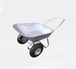 <span class=keywords><strong>Plateau</strong></span> en acier jardin <span class=keywords><strong>2</strong></span> <span class=keywords><strong>roues</strong></span> <span class=keywords><strong>brouette</strong></span> - Product Image 2