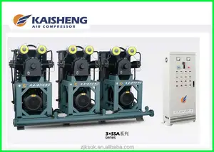 40bar high pressure piston type air compressor for PET (3XSSA135-5.1/40)