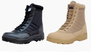 DFB07 3 stagione Giungla pelle scamosciata Stivali tattici anti-pantofola campo e da trekking all'aria aperta stivali peso leggero confortevole e traspirante - Product Image 3