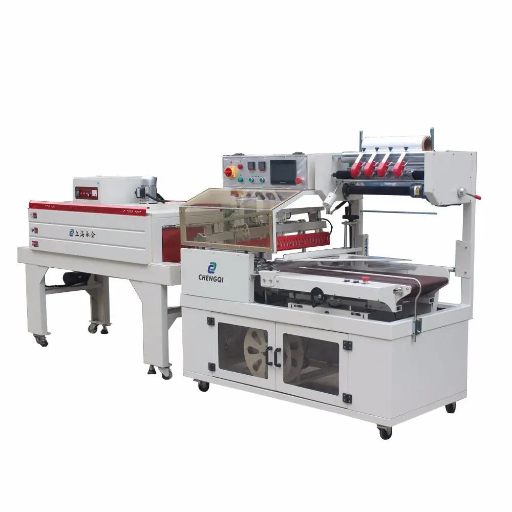 Automatische Krimpfolie Machine Doos L-Sealer Wrap Machine Carton Heat Shrink Wrap Verpakking Machine