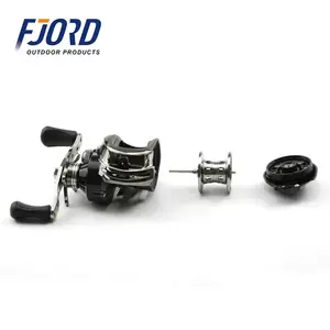 FJORD New High Speed 6.3:1 Anti Explosion Line 10+1BB Magnetic Brake Drop Wheel Baitcasting Fishing Reel