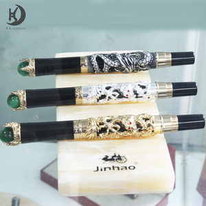 Jinhao — <span class=keywords><strong>stylo</strong></span> fontaine <span class=keywords><strong>de</strong></span> luxe, <span class=keywords><strong>de</strong></span> <span class=keywords><strong>marque</strong></span> célèbre, motif Dragon 3D, en métal lourd - Product Image 4