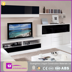 <span class=keywords><strong>Meuble</strong></span> <span class=keywords><strong>TV</strong></span> de maison en bois, nouveau design moderne, laque de couleur blanche <span class=keywords><strong>et</strong></span> noire, fait en usine shan - Product Image 6