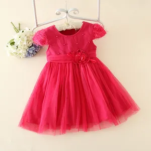 đáng yêu quần áo em bé girl kids váy len chất lượng cao bé gái Fairy Dress với giá rẻ