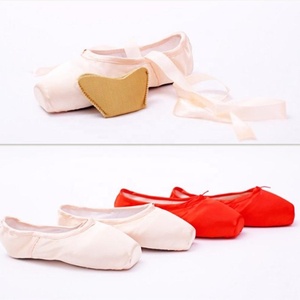 Bestdance Femmes Ballet Chaussures Satin Supérieur Avec Ruban Chaussures Toile BalletToe Chaussures - Product Image 5
