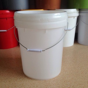 food grade transparent plastic bucket 18 liter plastic pail