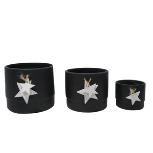 Tamaño personalizado de plata de lujo interior jardinera cerámica pote de flor <span class=keywords><strong>bonsai</strong></span> macetas para la decoración - Product Image 3