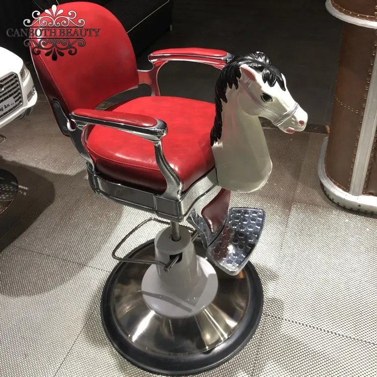 ゼブラ子供ヘアカットチェアヘアサロン機器子供理髪椅子