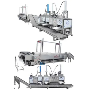 Genyond Twin Screw Extruder For Frying Corn Snacks Production Corn Fried Snacks Bugles Dough Fried Twist Processing Line