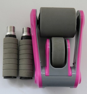 Xách Tay Có Thể Gập Lại Core Tập Luyện Cho Nhà Sử Dụng <span class=keywords><strong>AB</strong></span> Con Lăn Bánh Xe Bền Và Thân Thiện Với Môi ABS Core Tập Luyện Thiết Bị - Product Image 5