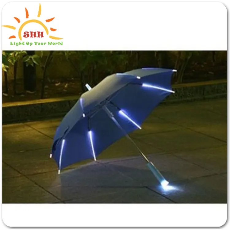 new Fashion Light Up LED Flashing Glow Umbrella made in china shh wedding favors