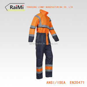 Más nuevo Hola Viz Seguridad Sobretodo Sobretodo Ropa de Trabajo Mono de Chaleco Reflectante de Seguridad de Construcción - Product Image 2