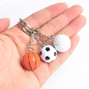 Porte-clés Mini Ballon <span class=keywords><strong>de</strong></span> Football Personnalisé, Porte-clés Mini Ballon <span class=keywords><strong>de</strong></span> Basket, Porte-clés Mini Ballon <span class=keywords><strong>de</strong></span> <span class=keywords><strong>Golf</strong></span> <span class=keywords><strong>3D</strong></span> pour Cadeaux <span class=keywords><strong>de</strong></span> Jeu Professionnels - Product Image 1