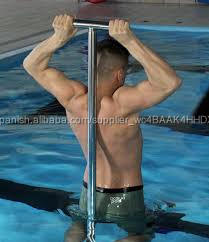 Inoxidable 304 acero galvanizado Aqua fitness polos para piscina baile - Product Image 2