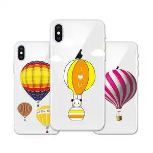 3D UV אישית מודפס מובלט מקרה טלפון TPU ברור עבור iPhone