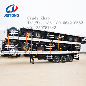 2 essieux à plat <span class=keywords><strong>remorque</strong></span>, 3 essieu 40ft transport de conteneurs semi-<span class=keywords><strong>remorque</strong></span> <span class=keywords><strong>vente</strong></span> - Product Image 1