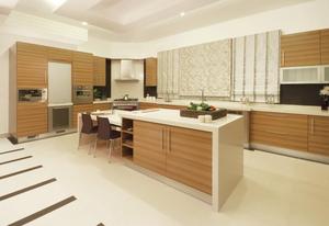 Mobili da <span class=keywords><strong>Cucina</strong></span> in Melamina <span class=keywords><strong>Color</strong></span> <span class=keywords><strong>Noce</strong></span> Chiaro, Armadi da <span class=keywords><strong>Cucina</strong></span> Autoassemblabili - Product Image 2