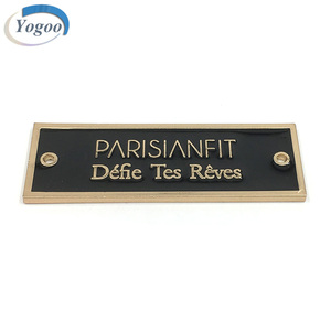 Placa de Metal para Muebles, Logotipo de Marca, Placa de Metal Grabable Personalizada, Etiquetas de Metal de Alta Calidad para Decoración del Hogar, Etiquetas de Metal Personalizadas <span class=keywords><strong>Yogoo</strong></span> - Product Image 5