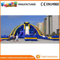 Toboggan aquatique gonflable géant Hippo, toboggan gonflable Trippo