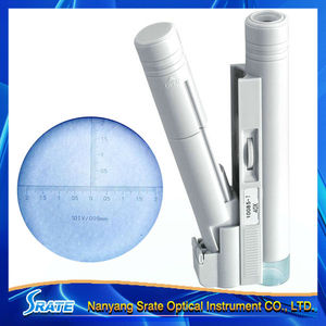 <span class=keywords><strong>Microscope</strong></span> 100X avec échelle et lumière LED pour l'identification des timbres textiles - Product Image 6