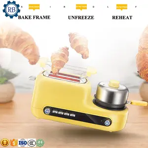 3 in 1 Home Frühstück Maschine Kaffee Maker Pfanne Brot Toaster Elektrische ofen Brot backen maschine