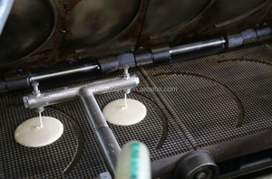 Tự động Flat Miệng Ice Cream Nón Đường Làm Dòng Máy/Gas Cán Nón Đường Thiết Bị Sản Xuất - Product Image 3