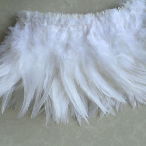 Venta al por mayor <span class=keywords><strong>blanco</strong></span> blanqueado Gallo hackle de plumas - Product Image 4