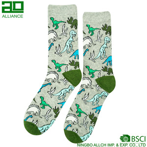 <span class=keywords><strong>Dinosaure</strong></span> Motif Dessin Animé En Gros Coton Enfants Chaussettes Enfants <span class=keywords><strong>Dinosaure</strong></span> Chaussettes - Product Image 2