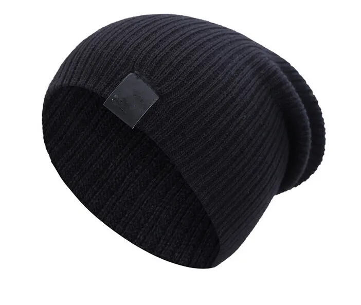 Doreen — bonnets Baggy en acrylique doux pour hommes et femmes, tricot ample et confortable, Bonnet d'extérieur, accessoire d'hiver