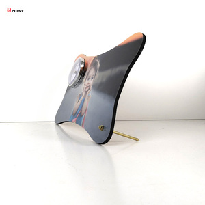 Đồng Hồ Để Bàn Bằng Gỗ MDF Thăng Hoa Trắng Chuyển Nhiệt Tùy Chỉnh Sáng Tạo Hàng Mới Về - Product Image 5