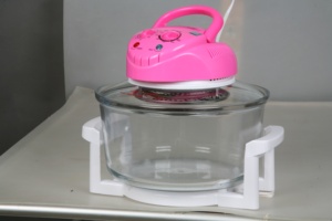 مقلاة هوائية من المصنع مباشرة سعة كبيرة ، فرن هالوجين عالي الجودة مع وعاء زجاجي - Product Image 4