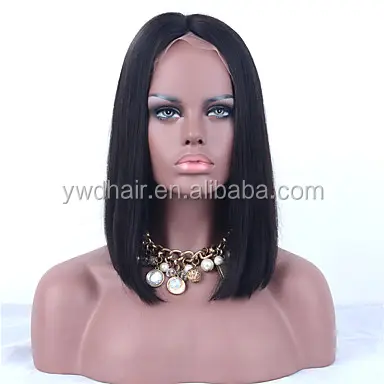 Full Lace Wig Straight 130% Density 100% Hand Tied African American Wig Natural Hairline Short - Long Women's Human Hair wig