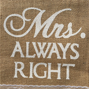 <span class=keywords><strong>Mr</strong></span> <span class=keywords><strong>Right</strong></span> & Mrs sempre a destra sedia di iuta segno bandiera stamina rustica matrimonio in tela per feste forniture decorative per sedie - Product Image 5