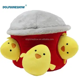 Personalizado Stuffed Animal Macio Plush Squeaky Pato Amarelo Brinquedo Brinquedo Do Cão Para Animais de Estimação Interativo Jogo Chew Duck Casa Conjunto Pacote