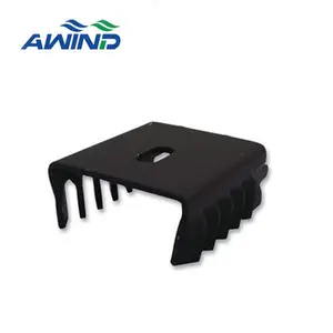 aluminum alloy extrusion housing for electronics som on pcb 20x40mm heat sink for 120w automotive rectifier die cast heatsink