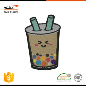 Parches de tejido para ropa de etiqueta de cuero cortado con láser - Product Image 3