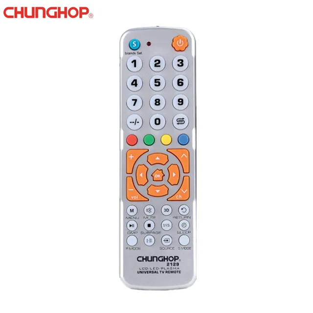 Chunghop 2129 وحدة نمطية للتحكم عن بعد في التلفزيون ل LCD LED HDTV التلفزيون